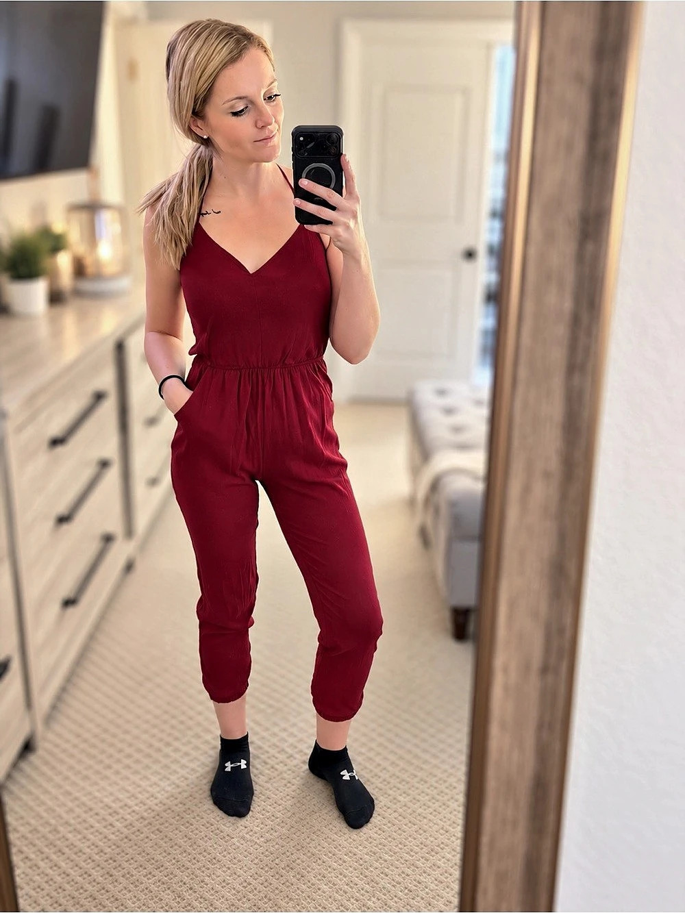 Women's Red Jumpsuit Size XS